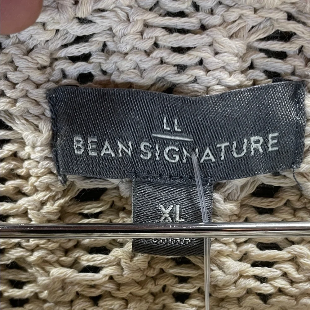 L.L.‎ Bean Men's 100 % cotton Patterned Crewneck Sweater